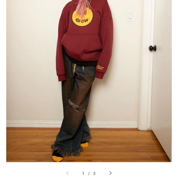 Authentic - Rare drop. Barely worn oversized Drew hoodie. - Picture 3 of 4